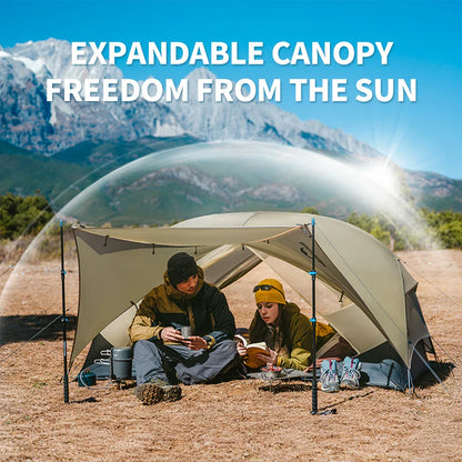 Naturehike Mongar UL Hiking Tent – 1-2 Person Ultralight Waterproof 15D Nylon Backpacking Tent