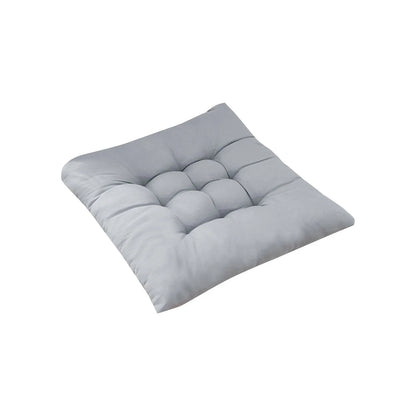 Solid Square Chair Cushion – Soft Cotton Upholstery for Office, Home, Car, and Garden Sun Lounge Seat