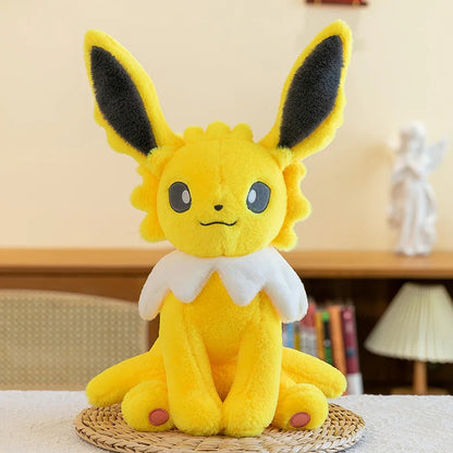 Pokemon Eevee Soft Hug Plush Doll – Vaporeon, Flareon, Jolteon Eeveelution Stuffed Toy Gift for Kids & Fans