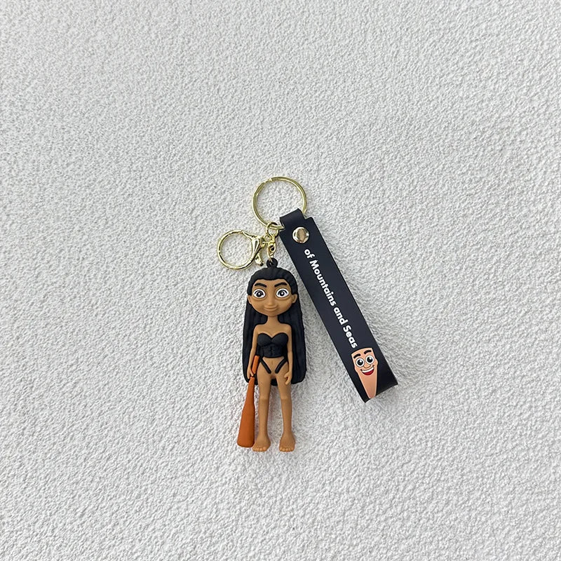 Italian Brainrot Cartoon Keychain – Funny Tung Tung Tung Anime PVC Key Ring Pendant Gift