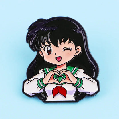 5PCS Cute Enamel Cartoon Pins - Fashion Brooch Lapel Badges for Coats, Clothing & Gift for Fans