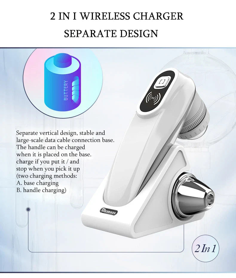 WiFi HD 5G Scalp, Skin & Hair Follicle Detector – 50X/200X Rechargeable UV Skin Analyzer Magnifier