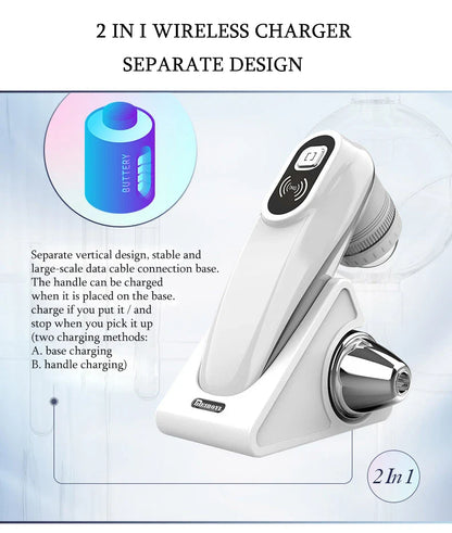 WiFi HD 5G Scalp, Skin & Hair Follicle Detector – 50X/200X Rechargeable UV Skin Analyzer Magnifier