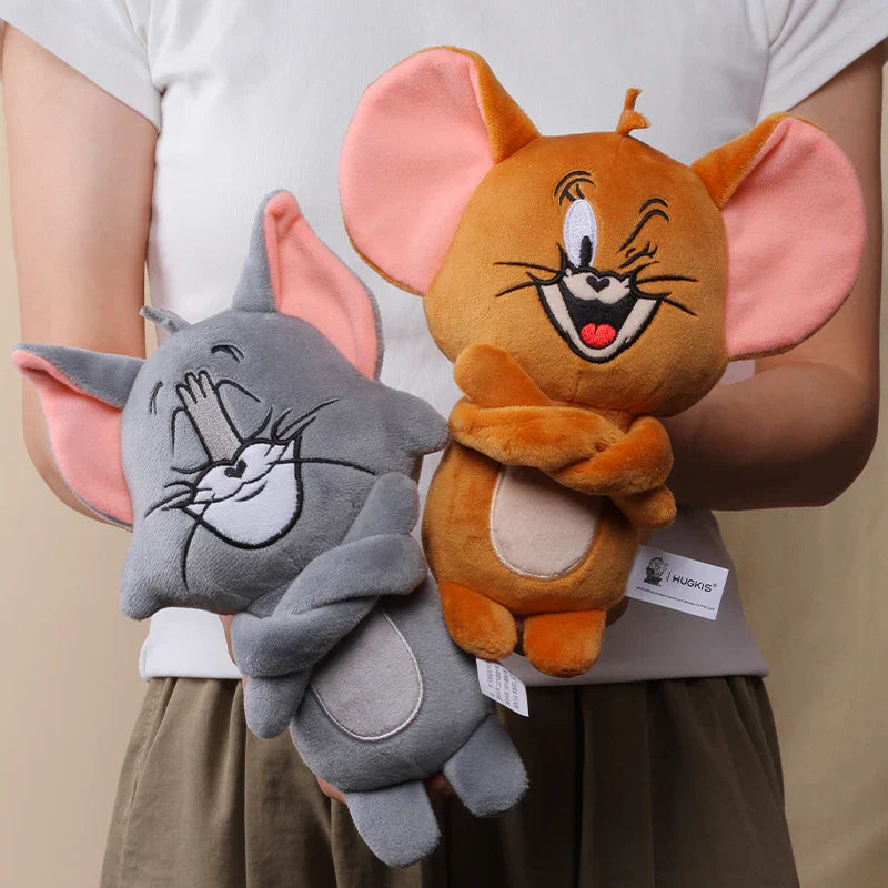 Anime Tom & Jerry Plush Toy — Cute Cat & Mouse Stuffed Animal Doll for Kids Gift, Free Shipping