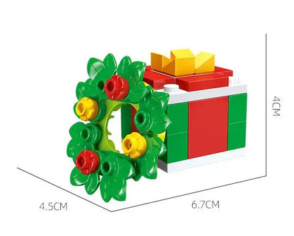 Christmas Building Blocks Toy Set – Santa Claus & Reindeer Action Figures Gift