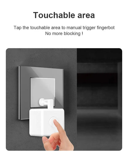 Tuya Zigbee Bluetooth Fingerbot Plus — Smart Button Pusher Switch Bot, Works with Alexa, Google Home & Smart Life App