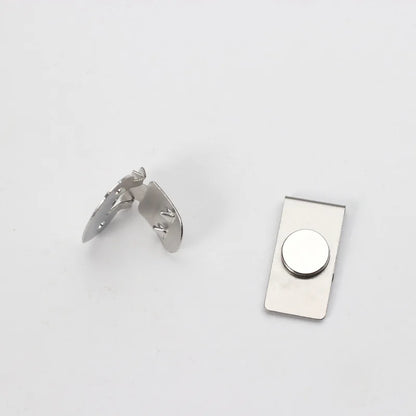 Invisible Magnetic Tie Clip | Stainless Steel Metal Shirt Tie Clip | Automatically Fixed Creative Jewelry for Men | Accessories Gift