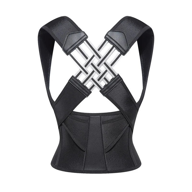 Magnetic Therapy Back Posture Corrector — Adjustable Shoulder Support for Sitting Posture | Breathable & Body Shaping Brace