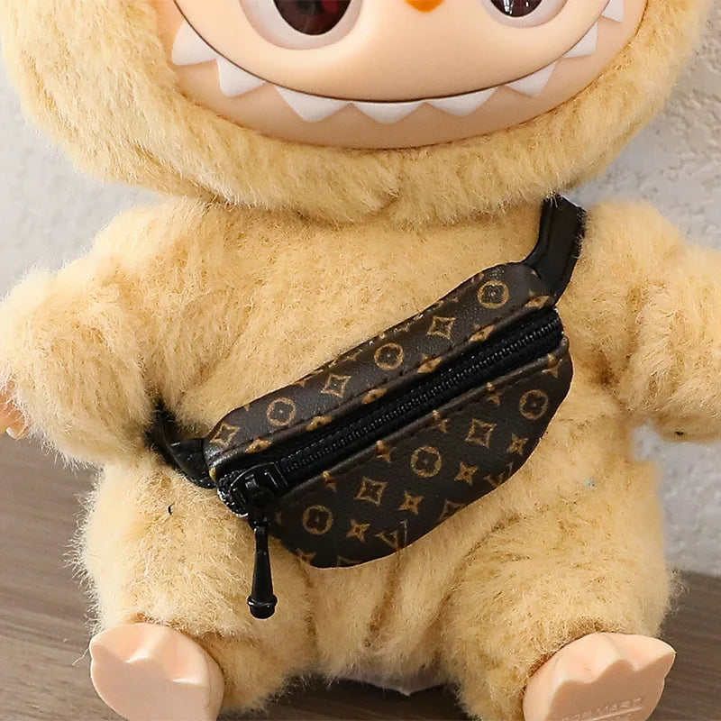 Labubu 15-17cm Blind Box Keychain Doll Outfit – Sweater & Glasses Accessory Set
