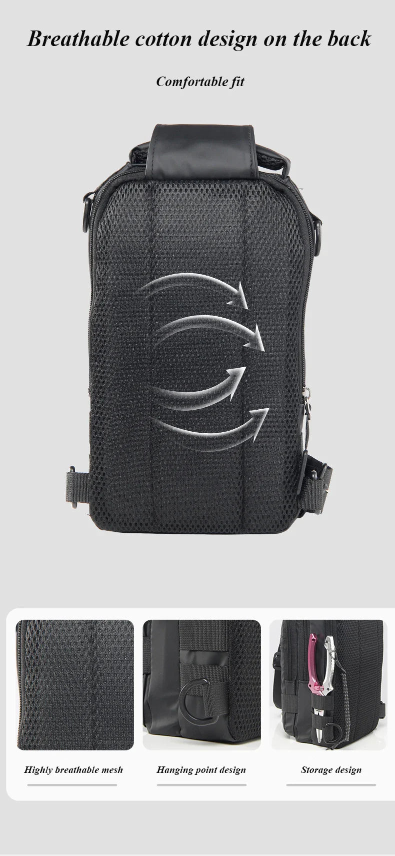 Multifunctional Fishing Backpack – Lightweight Tactical Gear Bag for Outdoor Fishing