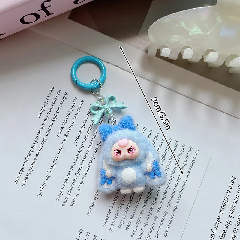 Kawaii Plush Keychain – Cute Aesthetic Bag Charm for Women, Wedding & Party Gifts