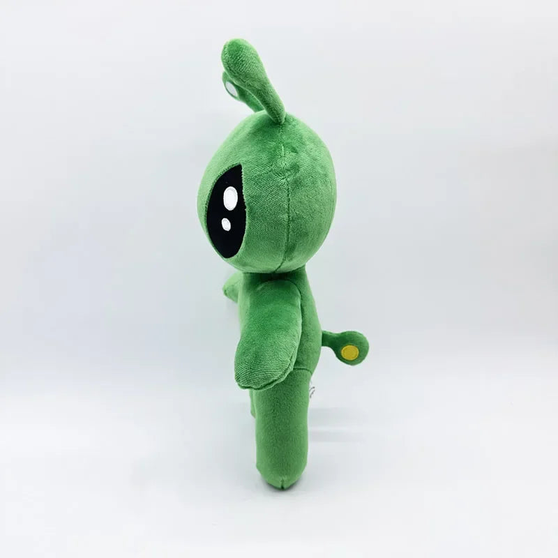 AFTONSPARV Green Alien Plush Toy - Kawaii Soft Stuffed Cartoon Doll Gift for Kids Birthday & Christmas
