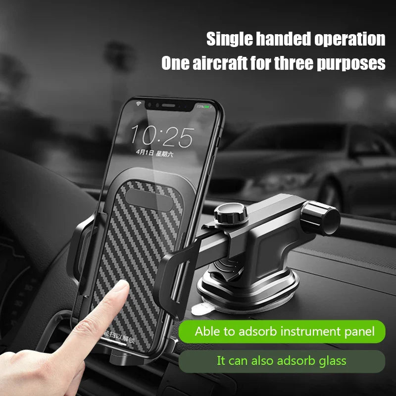 NEW Universal Sucker Car Phone Holder – 360° Windshield & Dashboard Mobile Cell Support Bracket for Smartphones
