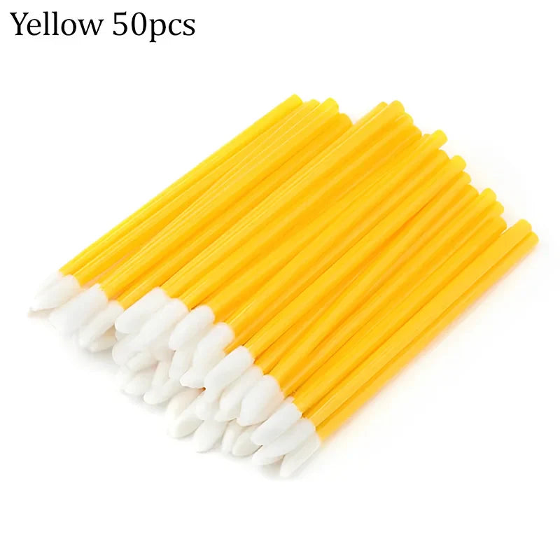 50PCS Reusable Eyelash Brushes – Mascara Wands Spoolers for False Lashes & Eyelash Extensions
