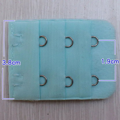 3.8cm 2-Hook Bra Extender Clip – Adjustable Back Belt Buckle for Women’s Underwear & Soft Bra Extension