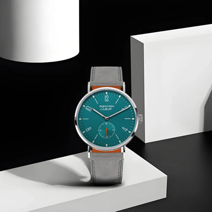 SEESTERN 2024 Men’s Automatic Watch — Ultra-Thin Luxury Business Wristwatch with ST1701 Movement, Fashion Casual Timepiece