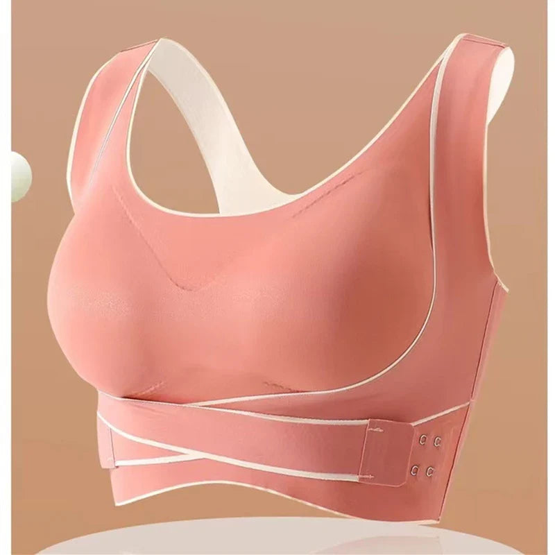 No Trace Sports Bra for Women — Shockproof, Anti-Sagging, Gathered Fit, Beautiful Back Yoga & Fitness Vest, Wire-Free