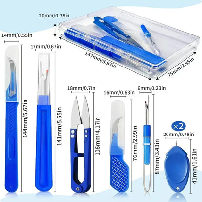 25Pcs Large Eye Stitching Sewing Needles Set – Stainless Steel Hand Sewing Tools for Leather, Yarn, Knitting & DIY Crafting Projects