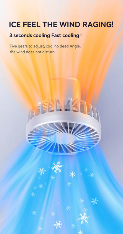 Portable Mini USB Fan – Handheld & Desktop Fan with Phone Holder, 3-Speed Adjustable Wind, Long Battery Life, Multi-Function Cooling Fan