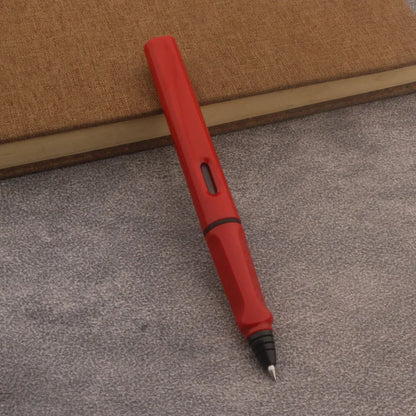 High Quality Transparent White Piston Fountain Pen with Bullet Nib 0.38mm/0.5mm for Office & School Stationery