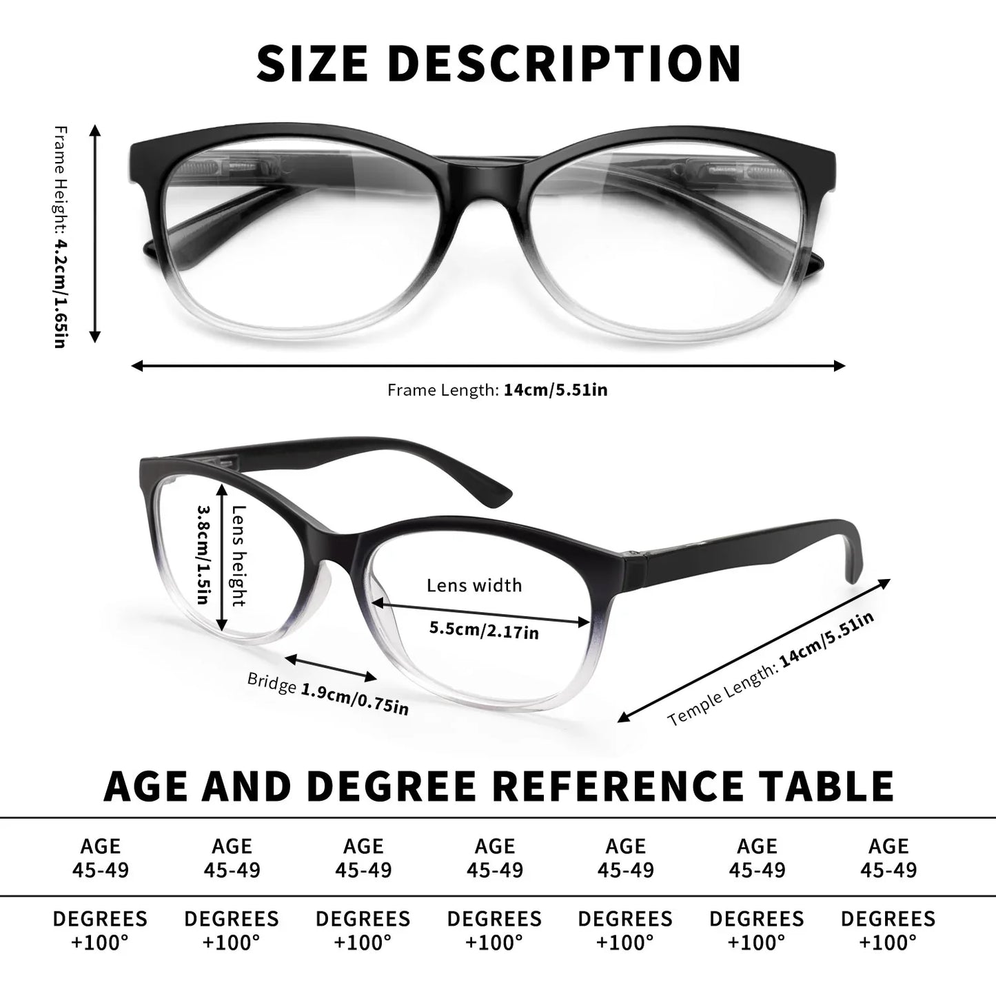 Auto-Focus Reading Glasses – Lightweight PC Frame Unisex Eyewear | Multi-Pack (1–5) Computer & Reading Vision Glasses, Ideal Gift Choice