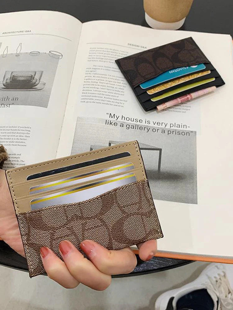 Luxury Women's Wallet - Multi-Function PU Leather Card Holder, Small Short Purse