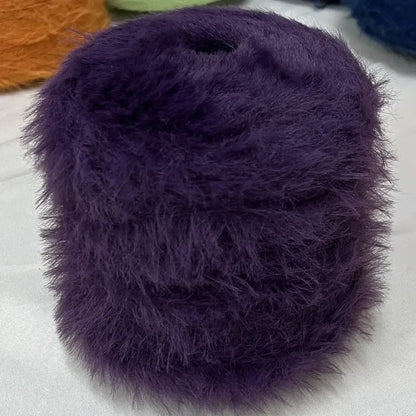250g Mink Velvet Yarn – Soft Non-Pilling Long & Short Hair Yarn for Shawls, Coats, Scarves & Baby Sweaters