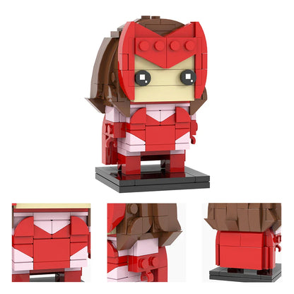 MOOXI Movie Series MOC BrickHeadz Building Blocks Set – DIY Educational Toy for Kids