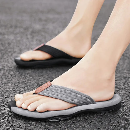 Men’s Summer Flip Flops – Comfortable Non-Slip Casual Slides & Beach Sandals
