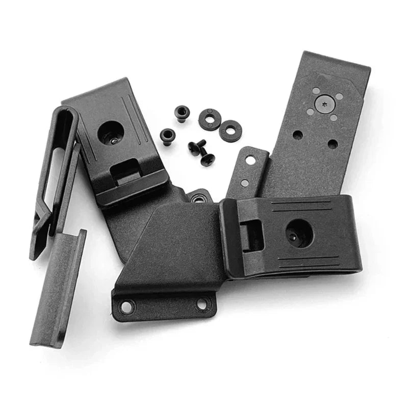 DGEV Universal Waist Clip for Knife Sheath – 360° Rotatable Kydex Scabbard Belt Clip EDC Carry Accessory