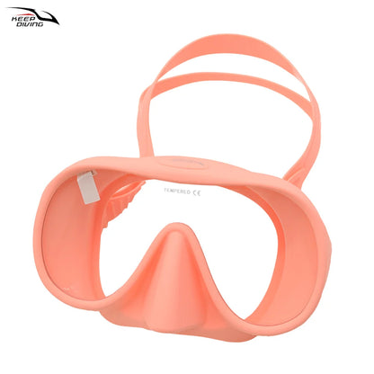 Professional Diving Mask for Scuba & Free Diving – Anti-Fog Snorkeling Goggles for Underwater Fishing Adults