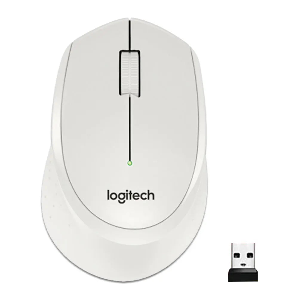 Logitech M330 Wireless Gaming Mouse - 2.4GHz USB, 1000DPI, 3-Button Optical Mouse for Laptops & PCs