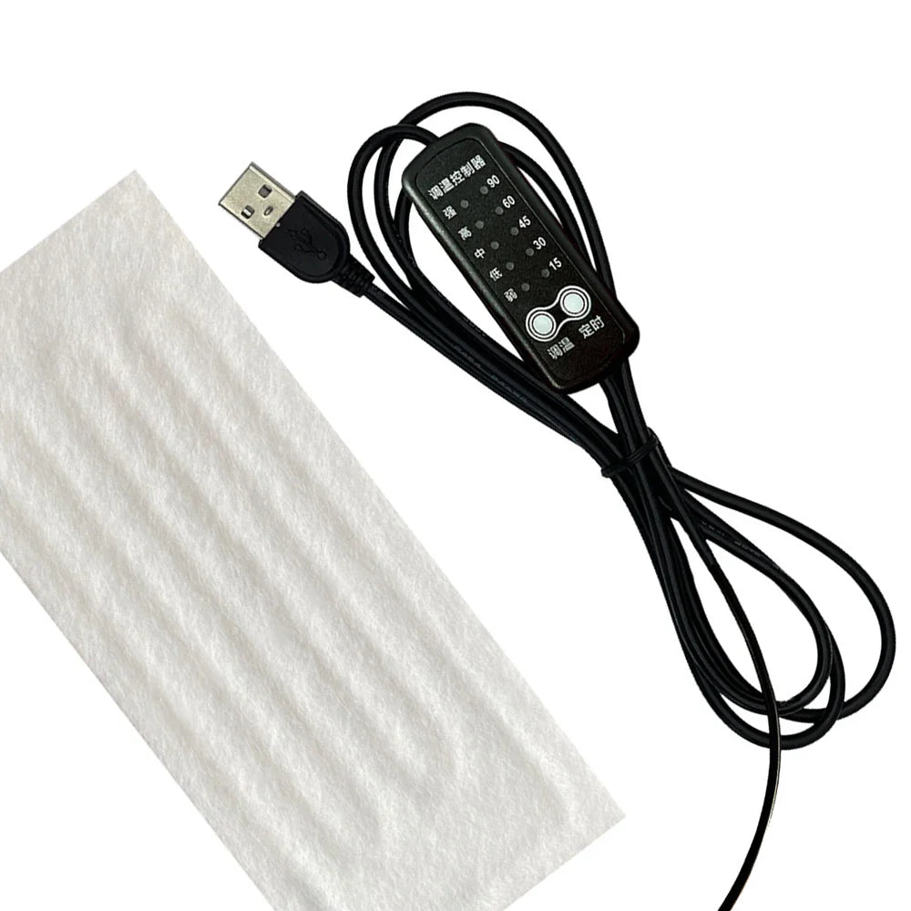 USB 5V Electric Heating Pad - Warm Paste Film for Cervical, Clothes, Vest, Jacket, Shoes & Socks