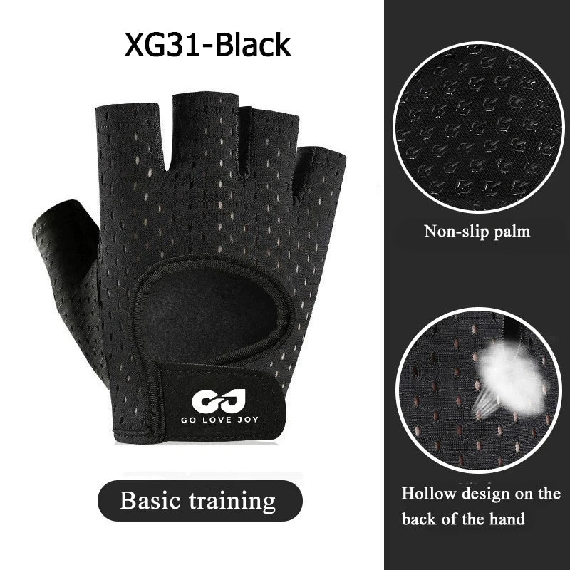 Gym Fitness Gloves – Half Finger Weight Lifting & Training Gloves for Men & Women, Workout Hand Protection