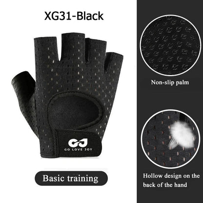 Gym Fitness Gloves – Half Finger Weight Lifting & Training Gloves for Men & Women, Workout Hand Protection