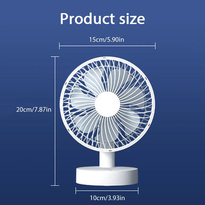 USB Small Electric Desktop Fan – Portable High-Wind Cooling Fan for Home, Dorm, and Office, Table Air Circulator and Air Cooler