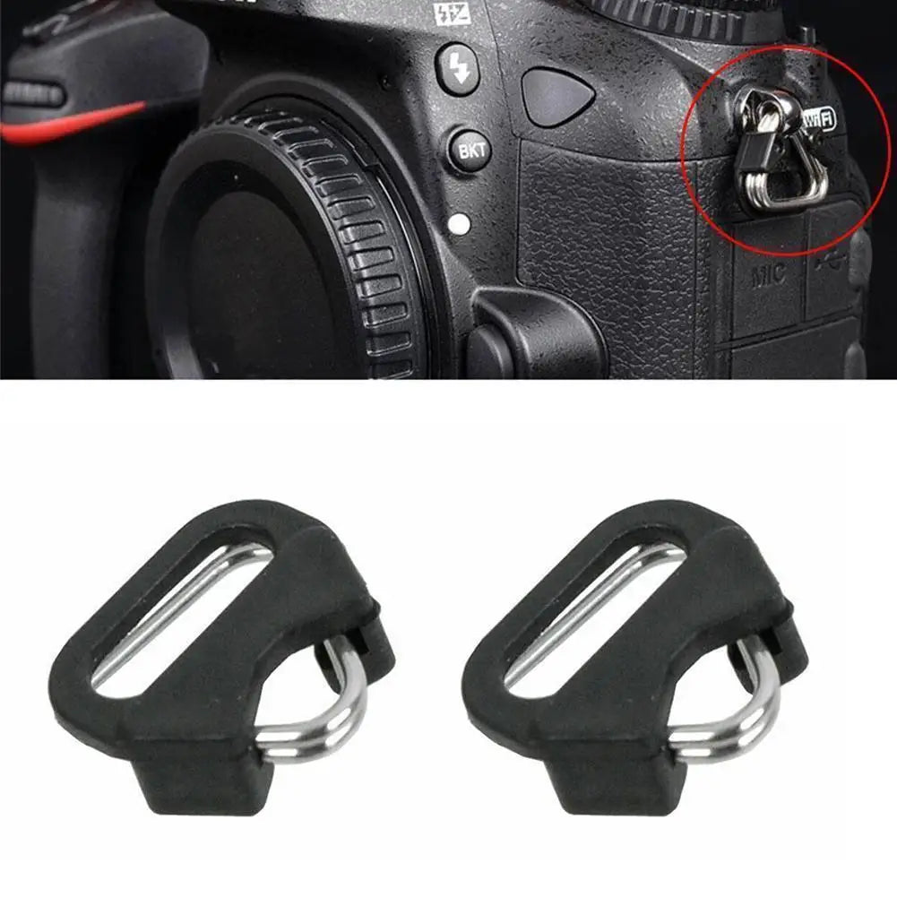 Camera Strap Split Triangle Ring Buckle Set 6Pcs — Belt Hook Replacement for Fujifilm Leica Nikon Olympus Pentax Panasonic
