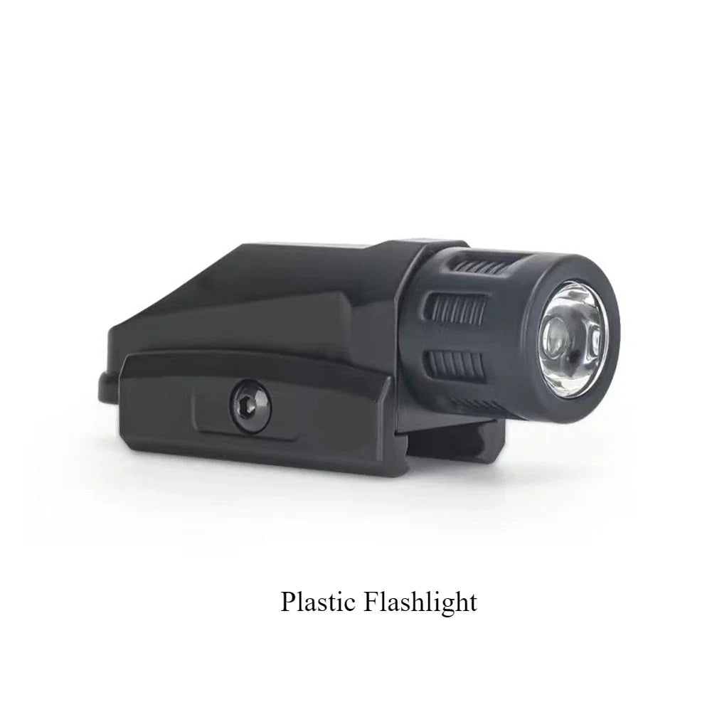 Tactical Weapon Gun Light - Flashlight for M416/M1911/Glock G18 Airsoft Pistol & Rifle, Fits 20mm Picatinny Weaver Rail