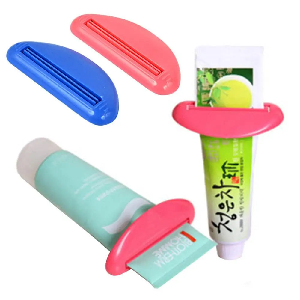 Multifunction Manual Toothpaste Dispenser – Cream Tube Squeezer & Bathroom Paste Extruding Clip Clamp