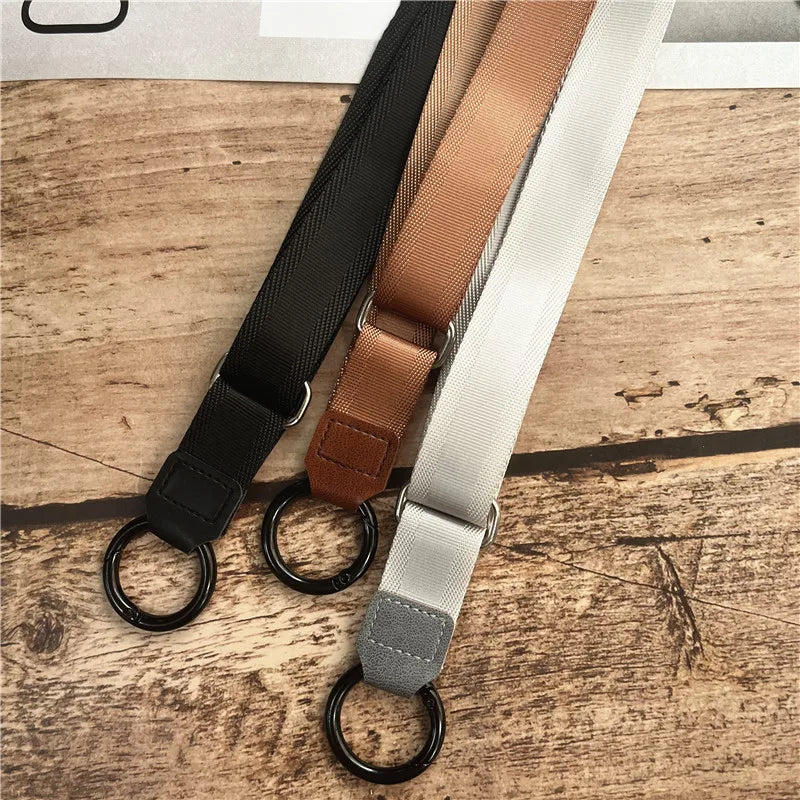 Polyester Adjustable Webbing Lanyard – Wrist & Neck Sling, Multifunctional Mobile Phone Rope with Gasket