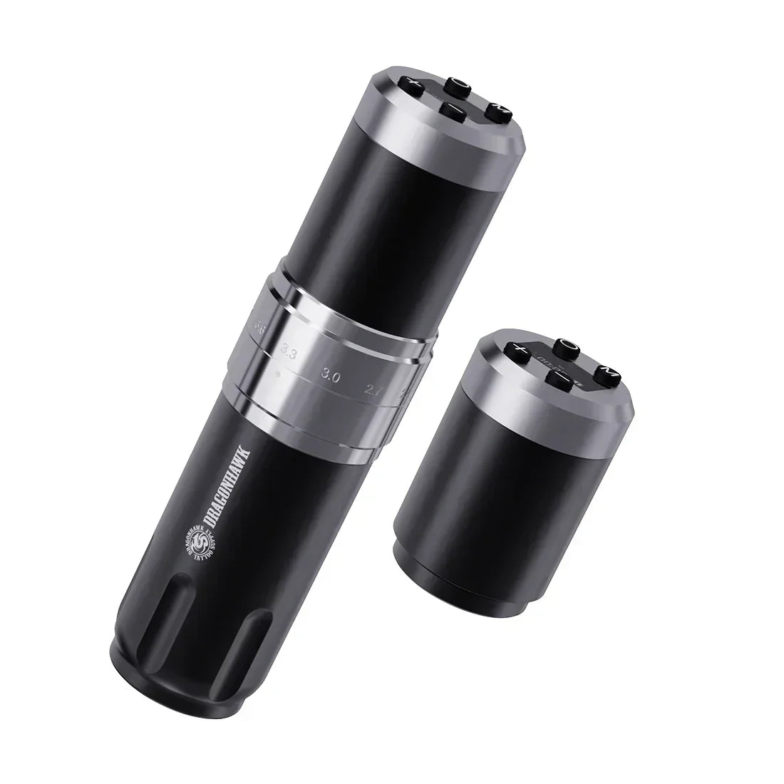 Dragonhawk X10 Wireless Tattoo Machine Pen – Adjustable 7 Strokes, Lining & Shading Modes, 2 Modes