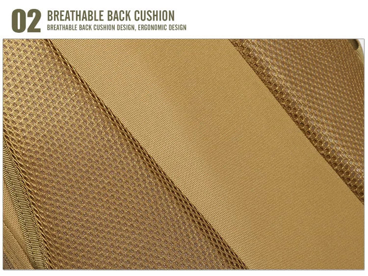 40L Tactical Reflective Backpack – Molle Camouflage Rucksack for Outdoor Hiking, Camping, Hunting & Travel