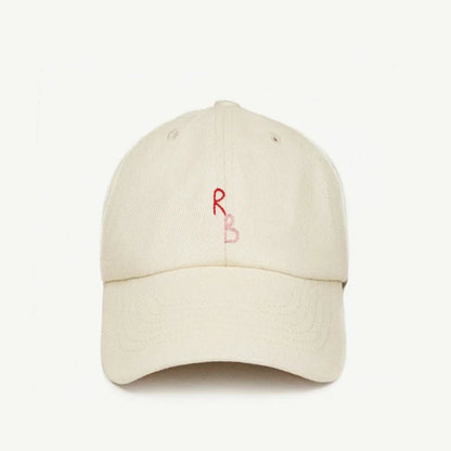 Monogram Cotton Baseball Cap - Hand-Dyed Soft Fabric Embroidered Letter Dad Hat