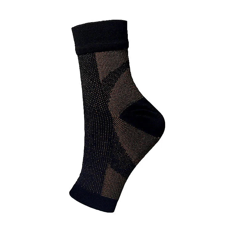 Compression Foot Sleeves - Unisex Ankle Support Socks for Circulation, Swelling Relief & Fatigue