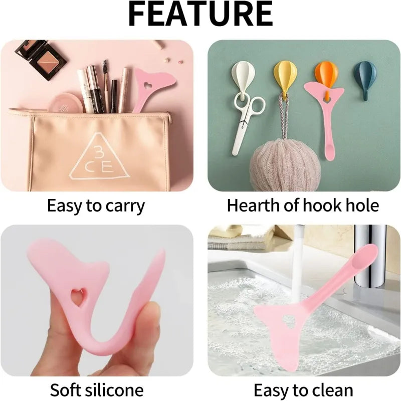 Multi-Functional Eyeliner Stencil Wing Tips - Silicone Makeup Aid for Mascara, Lipstick, and Eyeliner - Reusable Makeup Tools for Precision