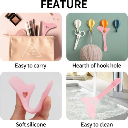 Multi-Functional Eyeliner Stencil Wing Tips - Silicone Makeup Aid for Mascara, Lipstick, and Eyeliner - Reusable Makeup Tools for Precision