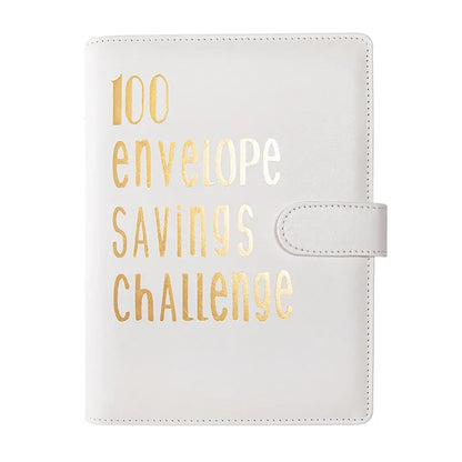 100 Envelope Challenge Binder – Savings Challenge Loose-Leaf Budget Binder with Cash Envelopes, Money Organizer System