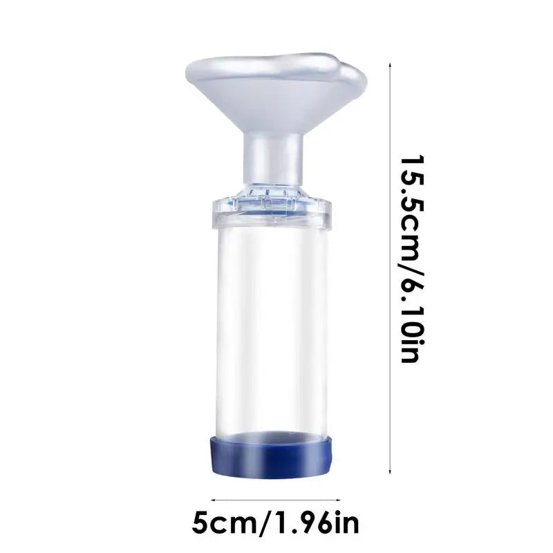 Pet Aerosol Chamber Inhaler — Portable Nebulizer with Silicone Mask, Tank, and Manual Pump for Cats and Dogs
