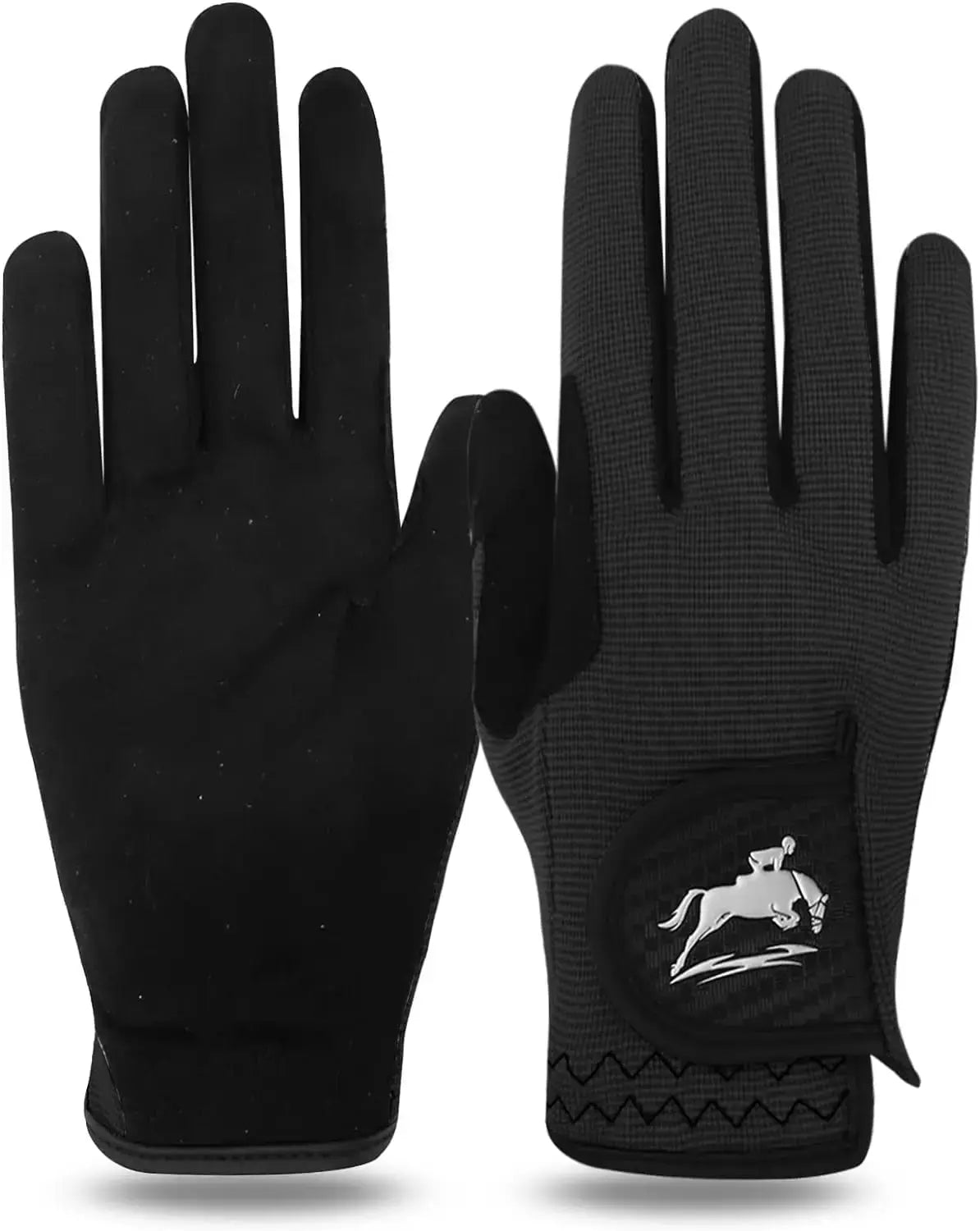 Women’s Equestrian Horse Riding Gloves — Lightweight, Breathable Mesh, Comfortable Grip, All-Weather Color Pack