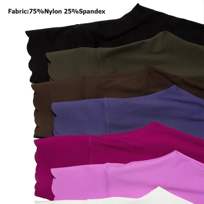 Women’s High Waist Sports Leggings – Solid Color Soft Yoga Pants & Breathable Gym Tights